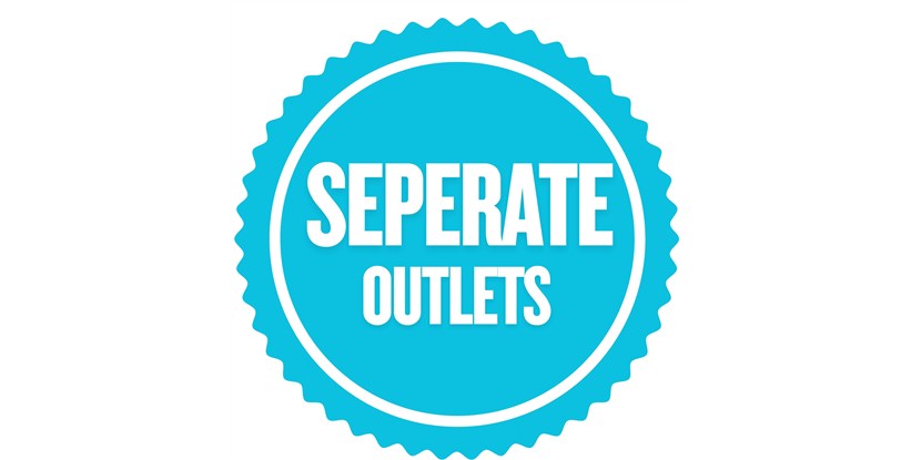 Individual outlets for each tank